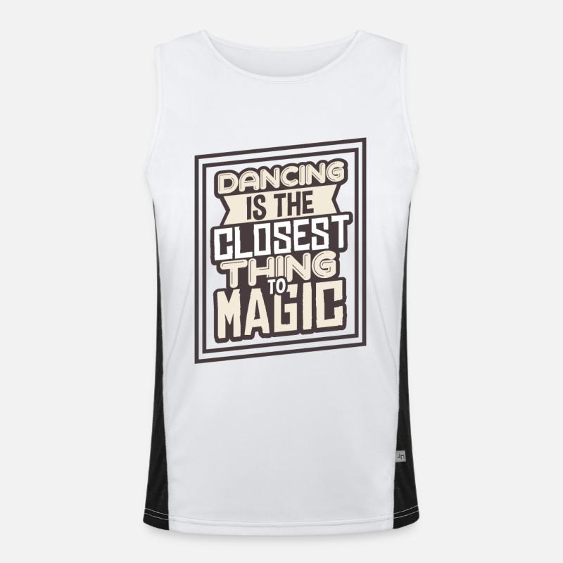 Tanzen Tänzer Funktionelles Kontrast-Tank Top für Männer 