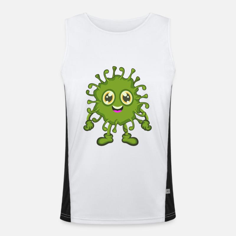 Virus bactérien Débardeur respirant contrasté Homme 