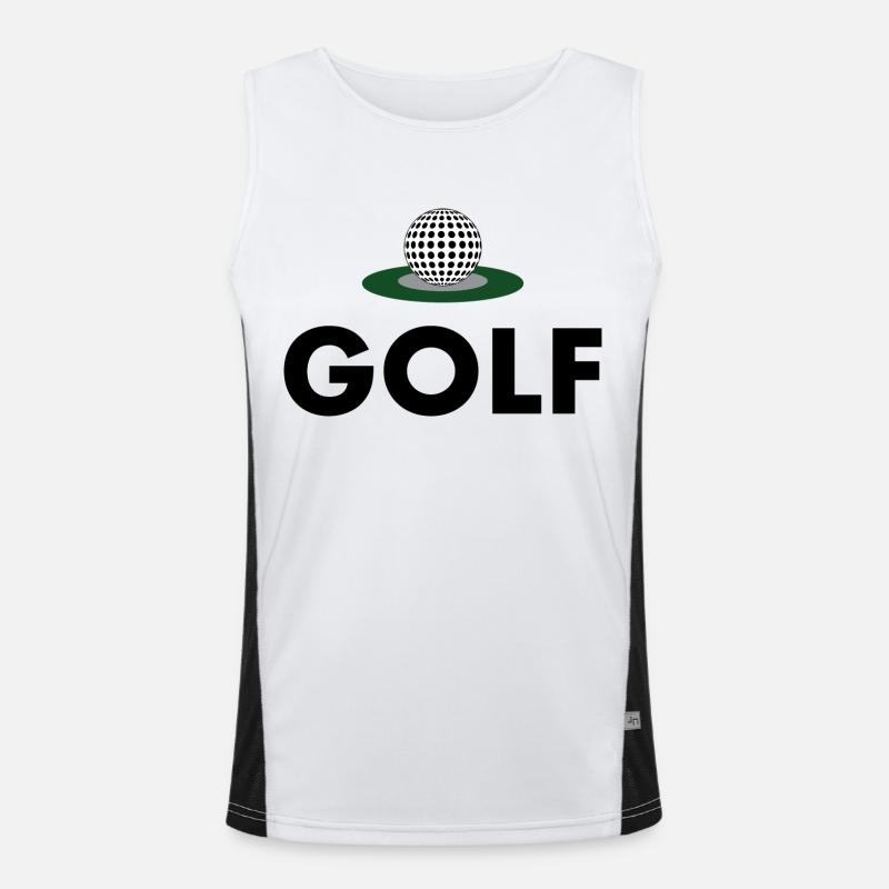 Golfer Funktionelles Kontrast-Tank Top für Männer 