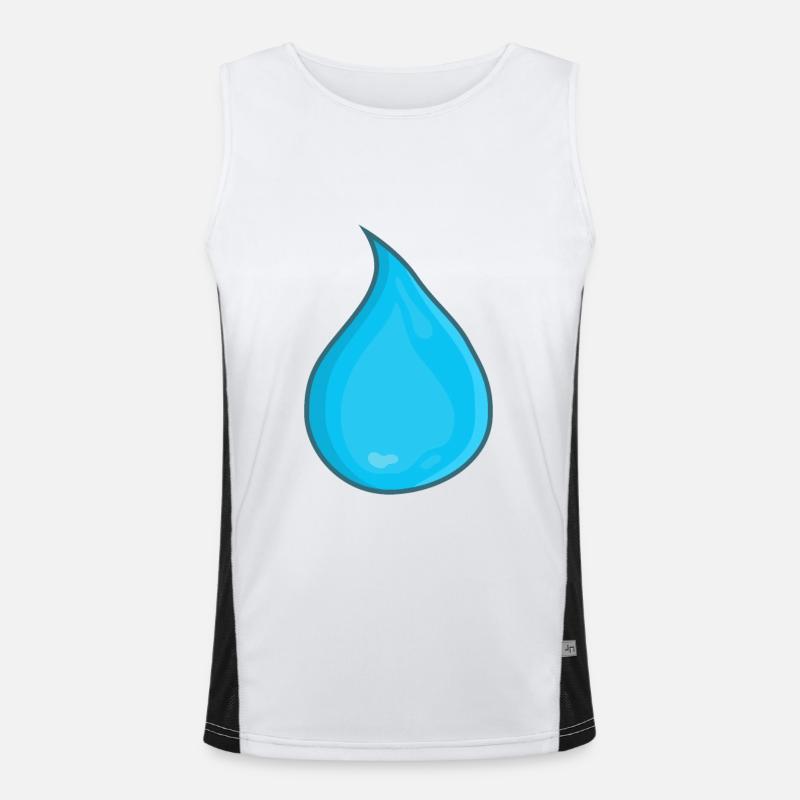 Waterdrop Men's Functional Contrast Tank Top 
