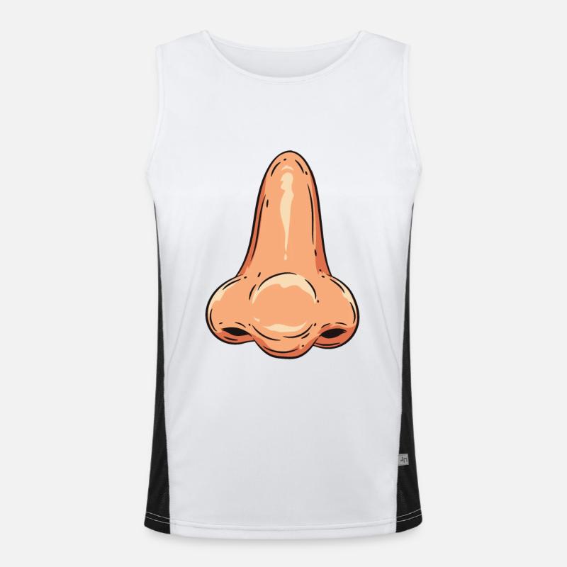 Nase Funktionelles Kontrast-Tank Top für Männer 