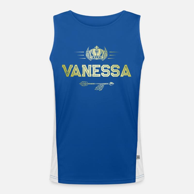 Vanessa Funktionelles Kontrast-Tank Top für Männer 