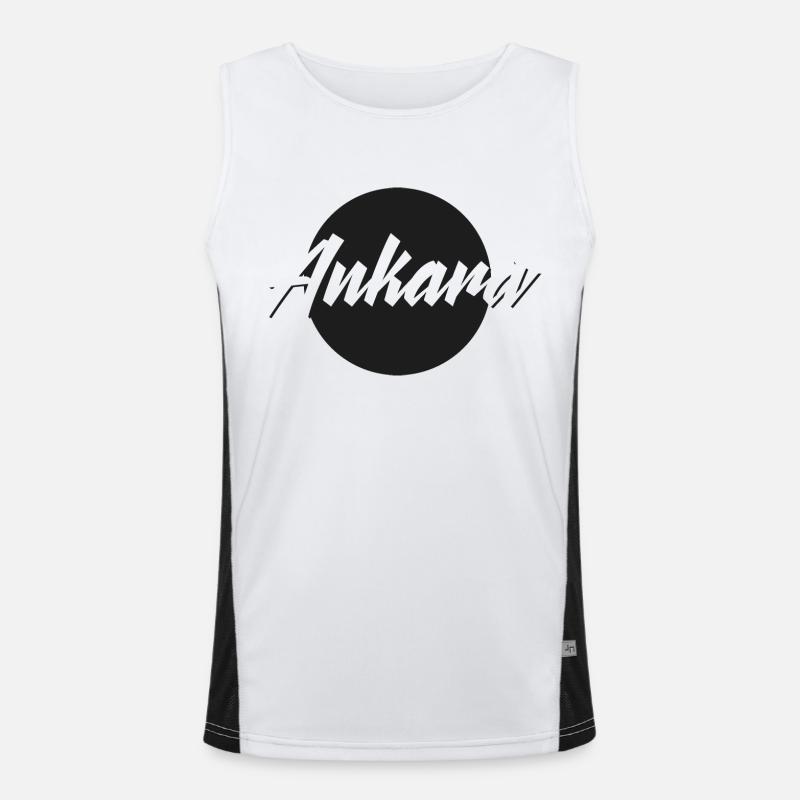 Ankara Funktionelles Kontrast-Tank Top für Männer 