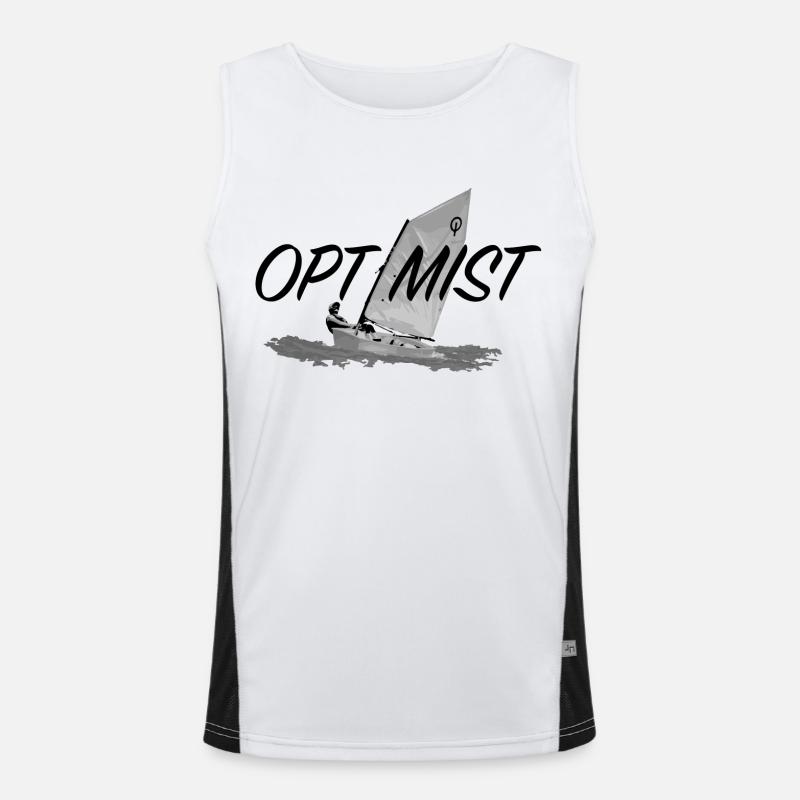 Optimiste Débardeur respirant contrasté Homme 