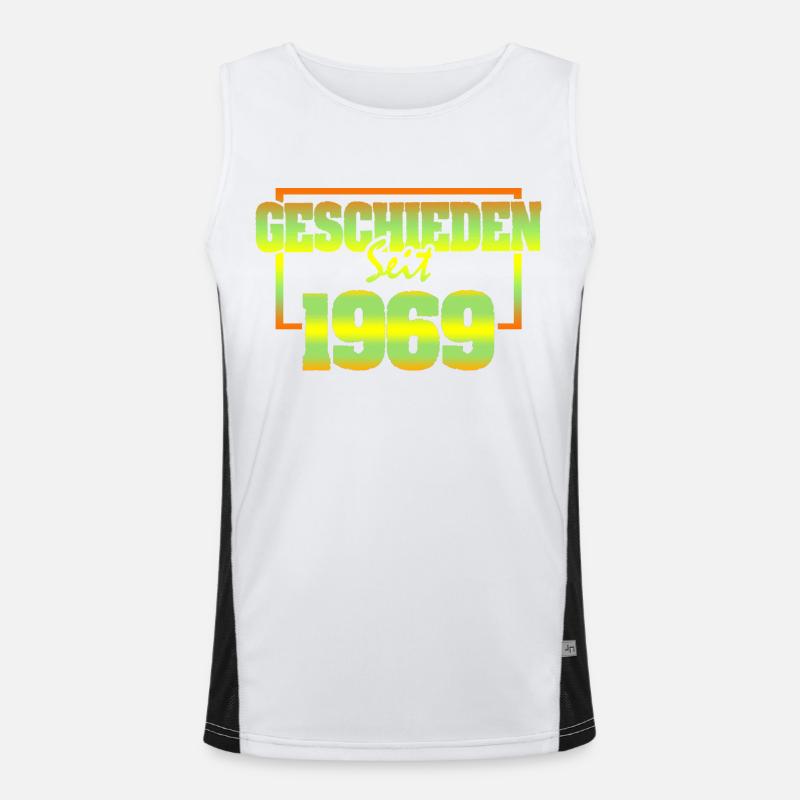 Ehemann 1969 Funktionelles Kontrast-Tank Top für Männer 