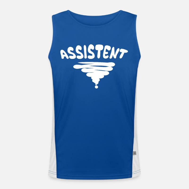 Assistent Funktionelles Kontrast-Tank Top für Männer 