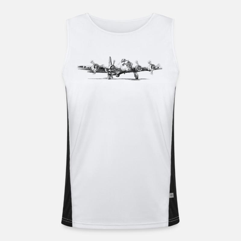 Le B-17 Débardeur respirant contrasté Homme 