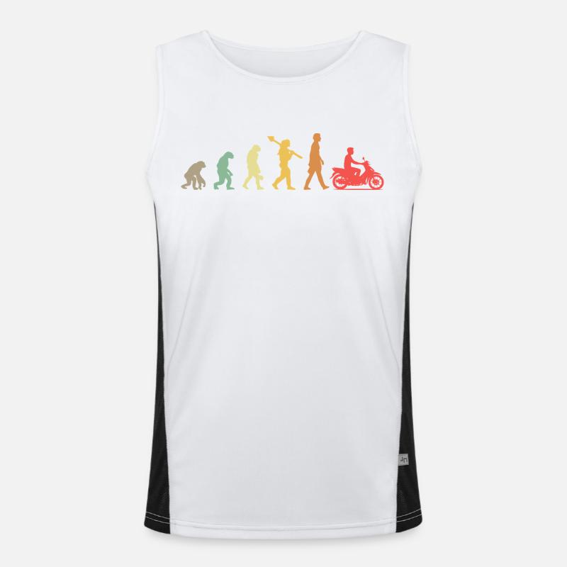 Conducteur de mobylette Evolution Débardeur respirant contrasté Homme 