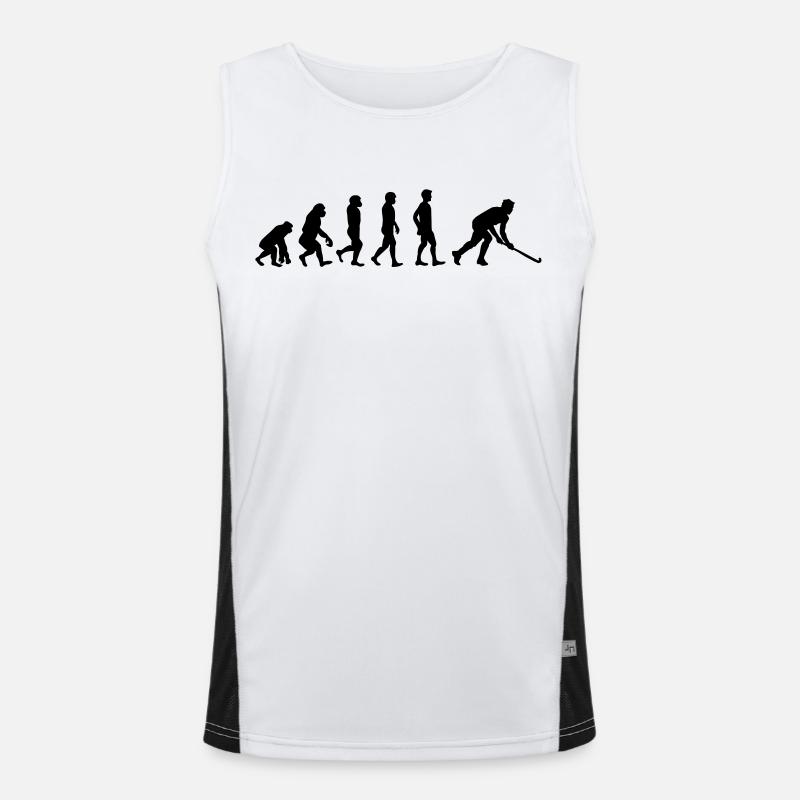 Unihockey Evolution Funktionelles Kontrast-Tank Top für Männer 