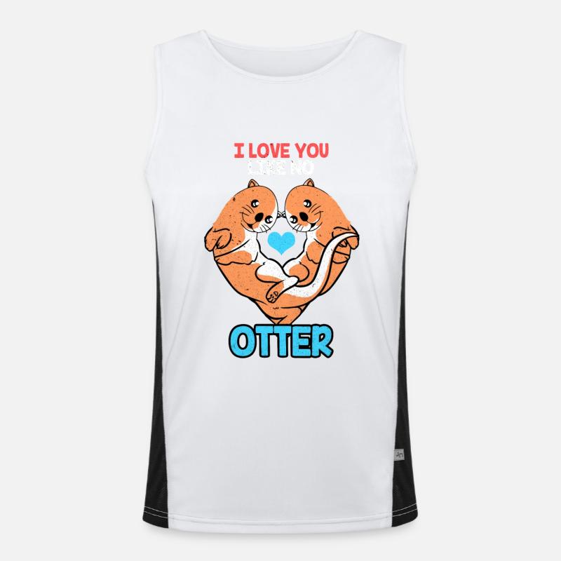 Otter Funktionelles Kontrast-Tank Top für Männer 