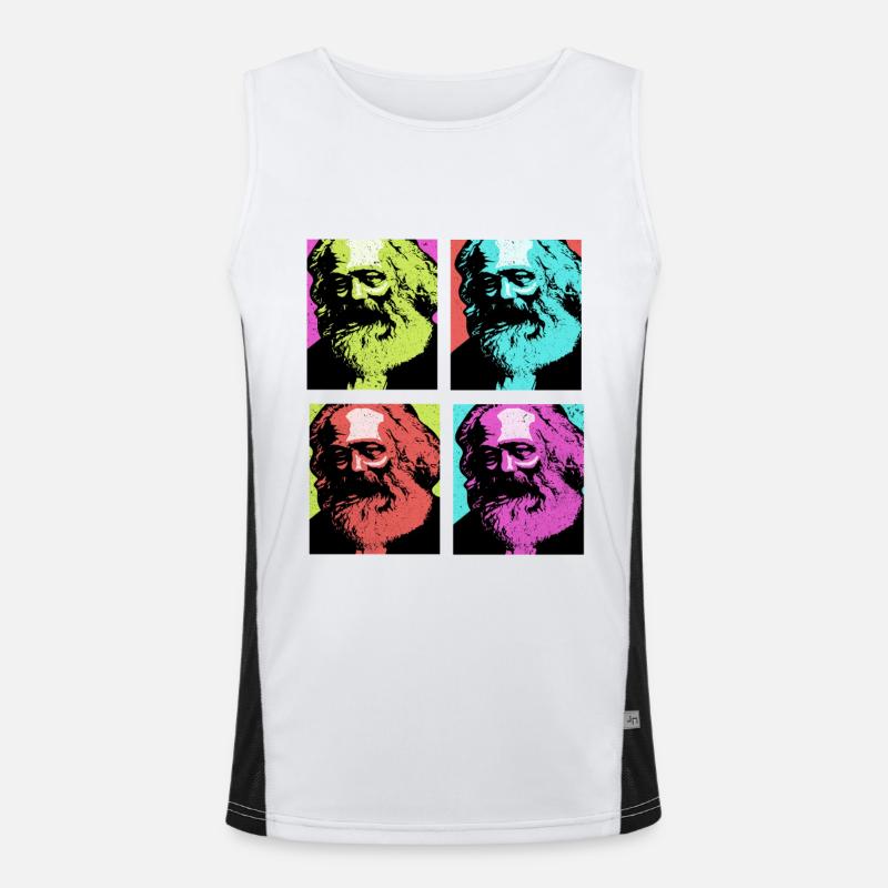 Communism Men's Functional Contrast Tank Top 