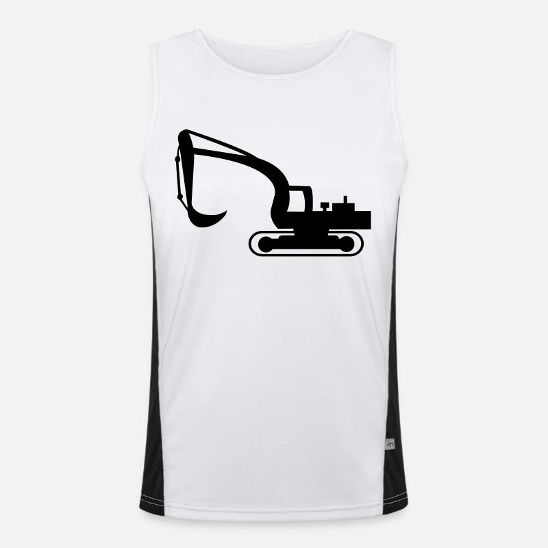 bagger Funktionelles Kontrast-Tank Top für Männer 