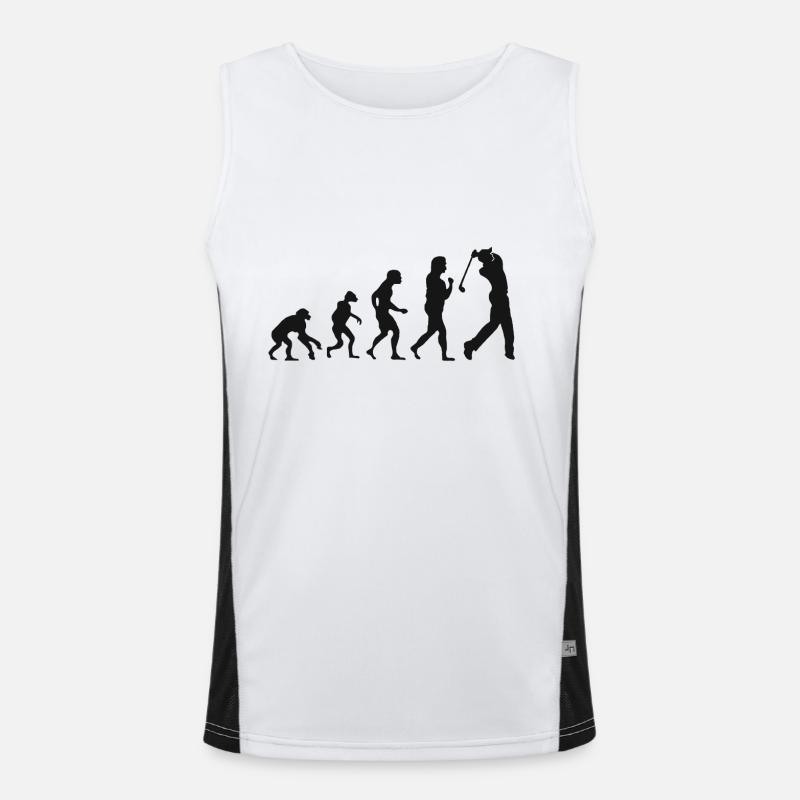 Golfeur évolution golfeur golf évolution Débardeur respirant contrasté Homme 