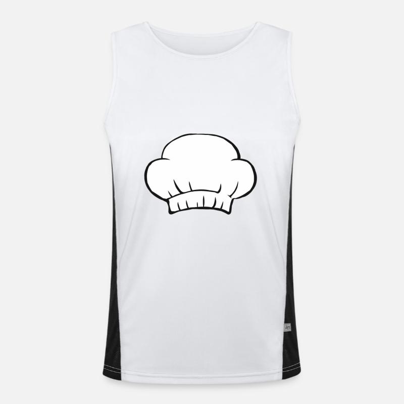 Chef chapeau chef cuisinier chef chef étoilé cadeau Débardeur respirant contrasté Homme 