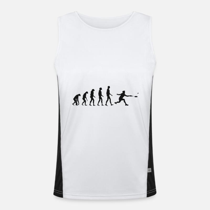 Cadeau d'évolution de badminton d'évolution de volant Débardeur respirant contrasté Homme 