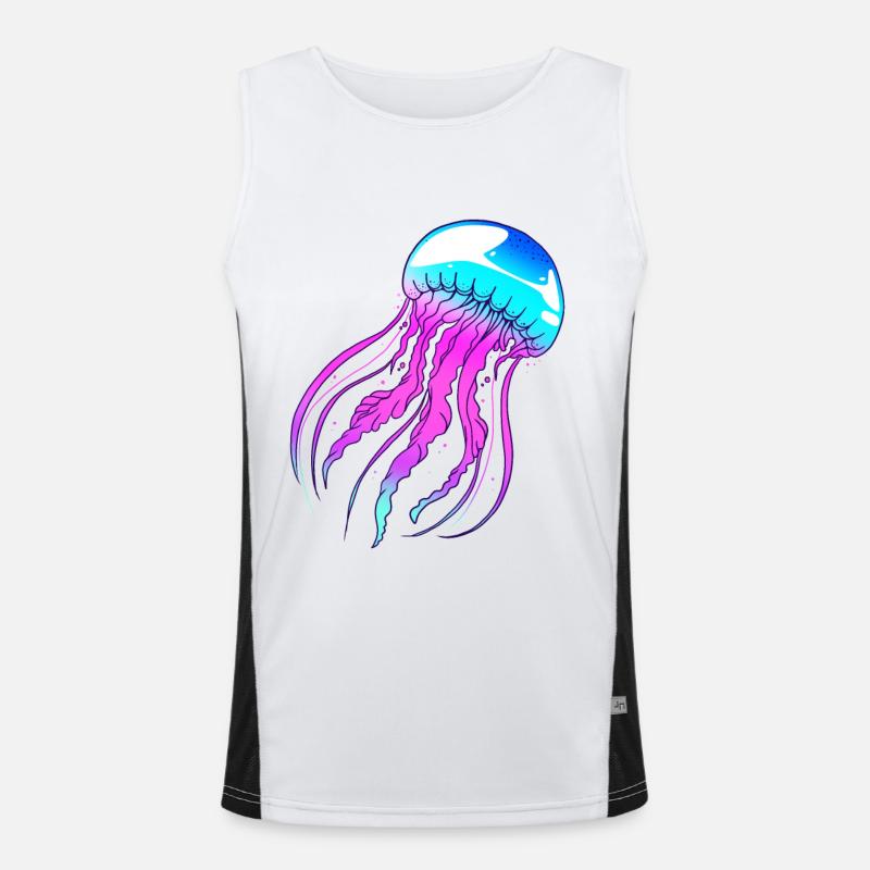 jellyfish Men's Functional Contrast Tank Top 