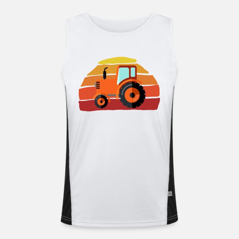 Traktor Funktionelles Kontrast-Tank Top für Männer 