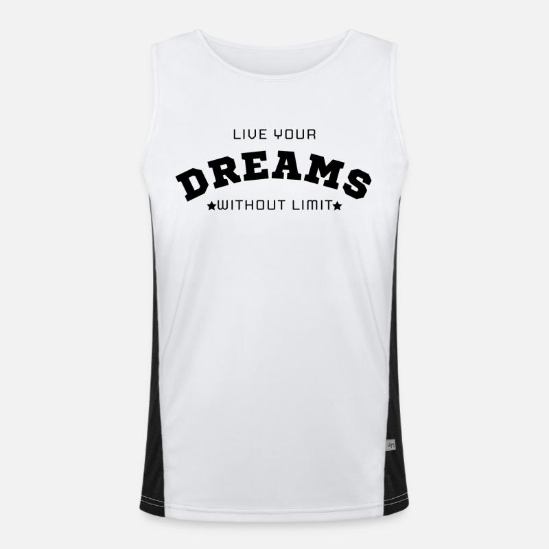 Traum Funktionelles Kontrast-Tank Top für Männer 