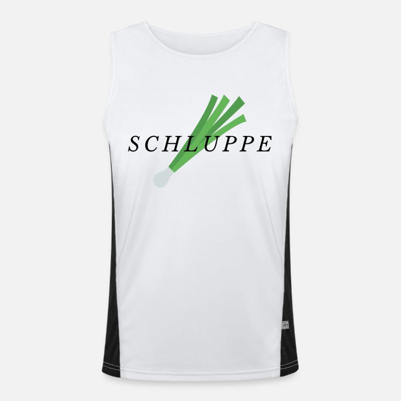 Schluppe Funktionelles Kontrast-Tank Top für Männer 