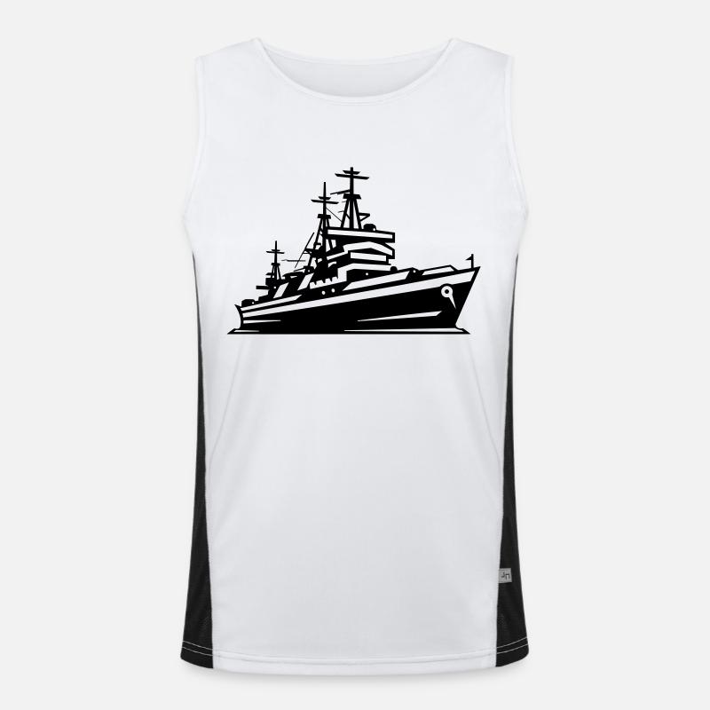 Bateau de combat Débardeur respirant contrasté Homme 