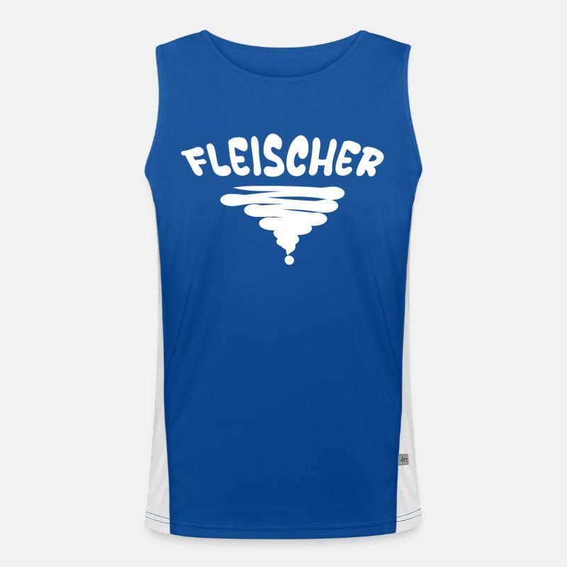 Fleischer Funktionelles Kontrast-Tank Top für Männer 
