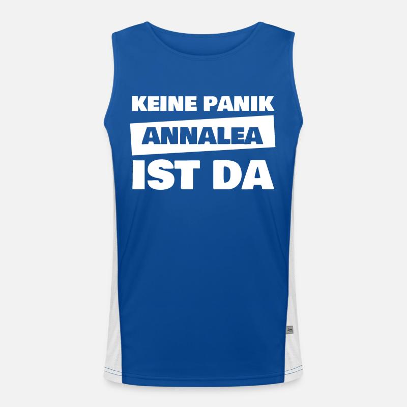 First name Annalea Men's Functional Contrast Tank Top 