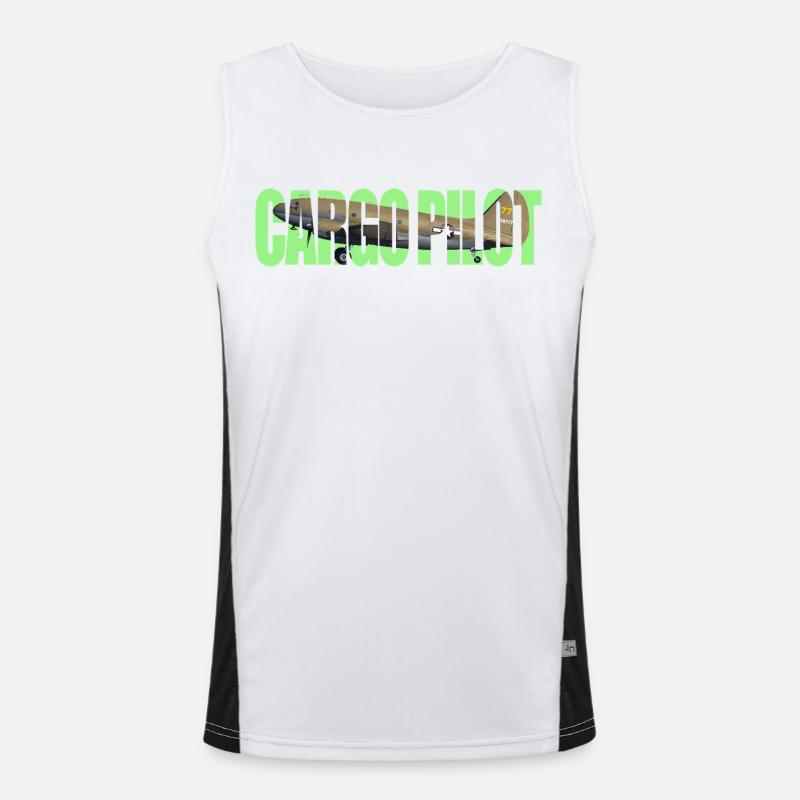 Cargo pilot C-46 Funktionelles Kontrast-Tank Top für Männer 