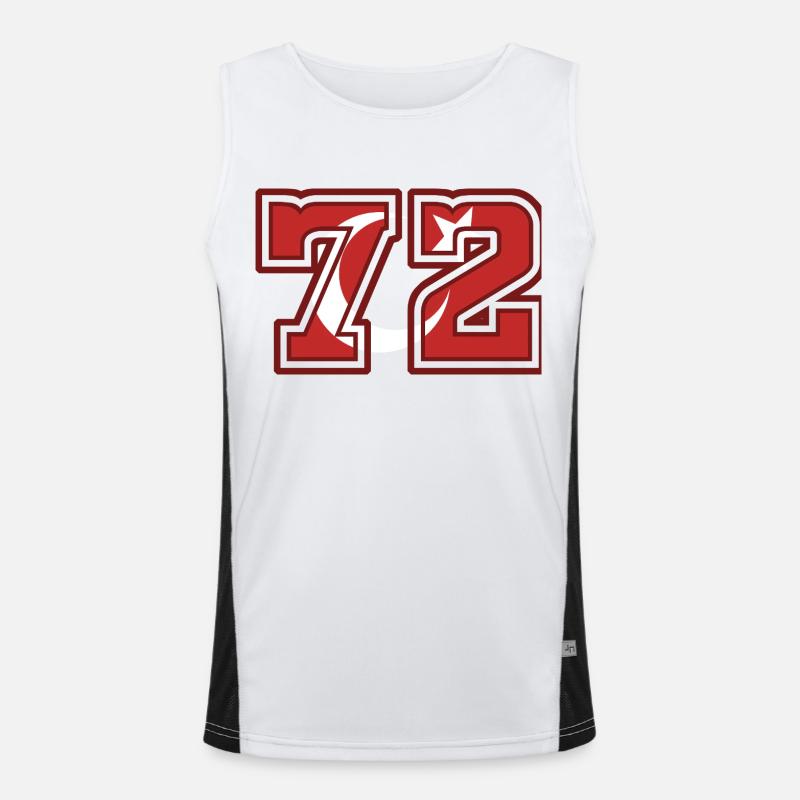 72 Men's Functional Contrast Tank Top 