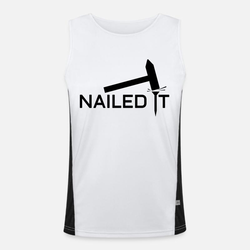 Nailed it Men's Functional Contrast Tank Top 