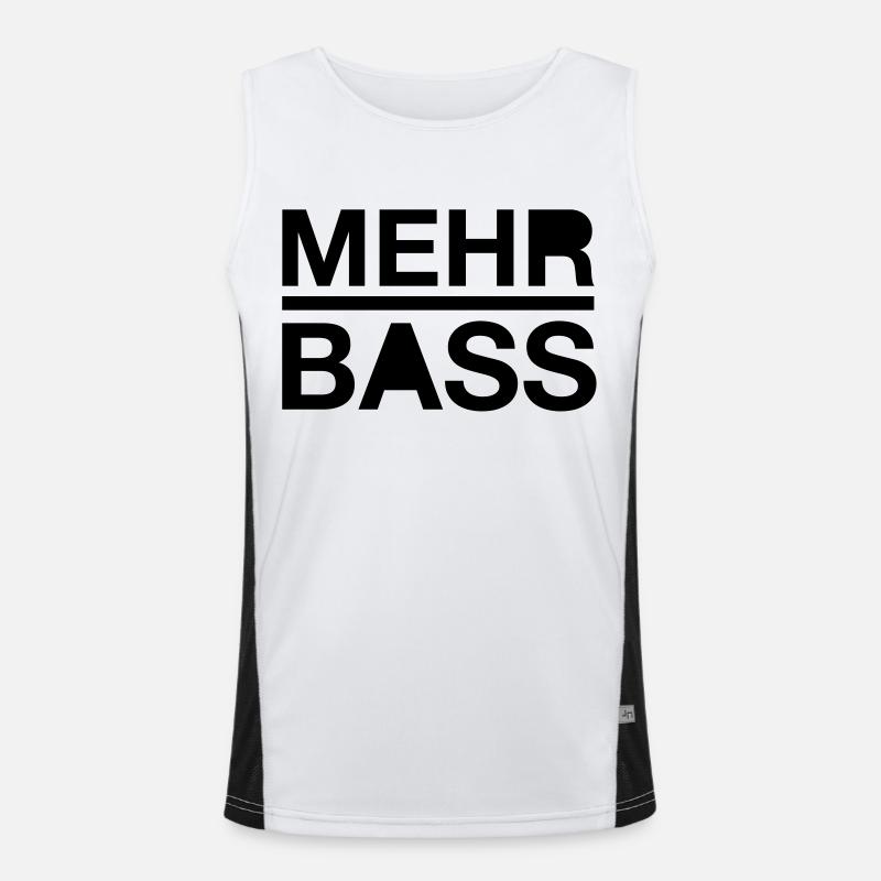 More Bass Men's Functional Contrast Tank Top 