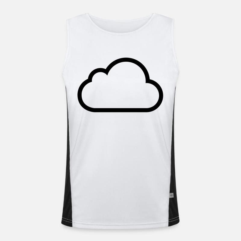 cloud Funktionelles Kontrast-Tank Top für Männer 