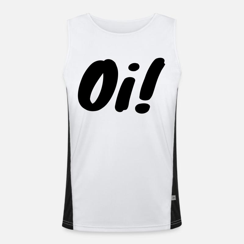 oi! Funktionelles Kontrast-Tank Top für Männer 