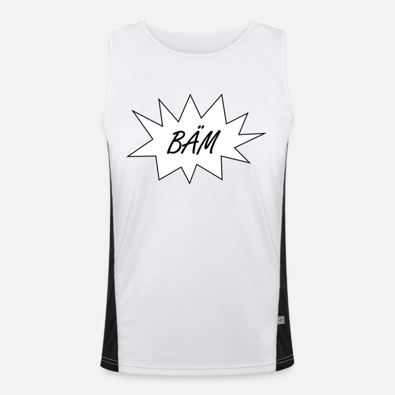 Zag Bäm Men's Functional Contrast Tank Top 