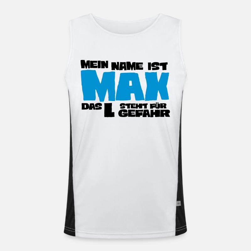 max Funktionelles Kontrast-Tank Top für Männer 