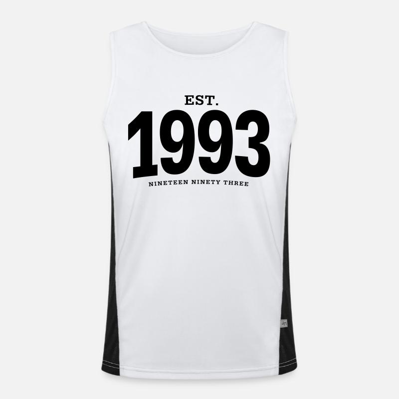 HNE. 1993 Nineteen Ninety Three Débardeur respirant contrasté Homme 