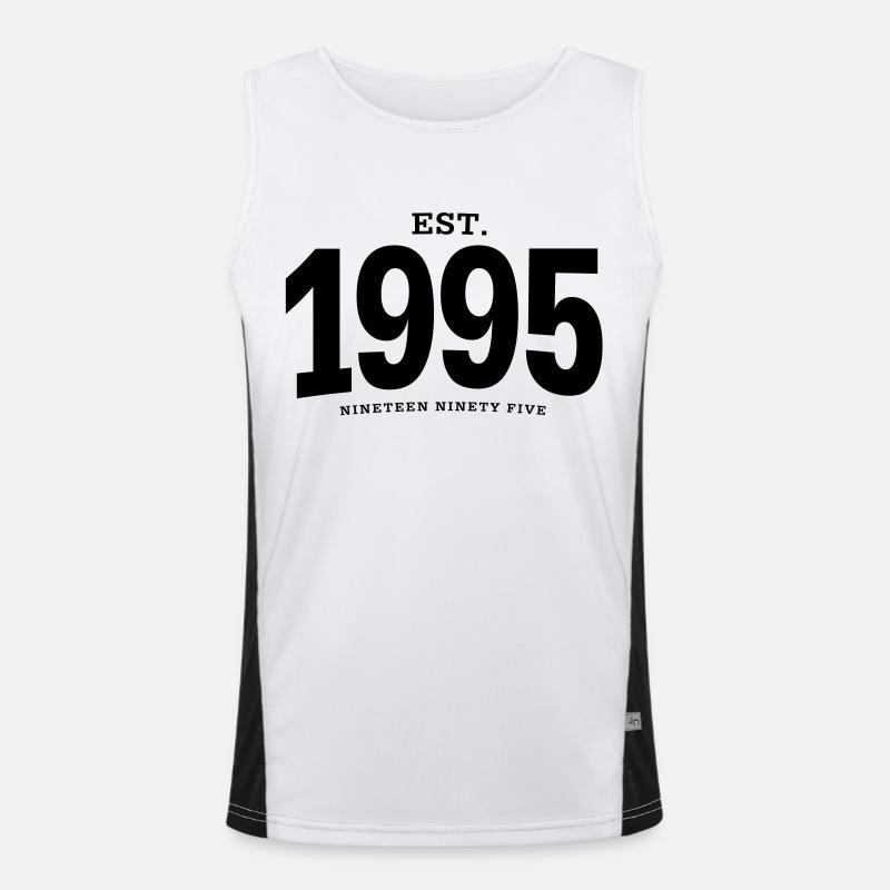 EST. 1995 Nineteen Ninety Five Men's Functional Contrast Tank Top 
