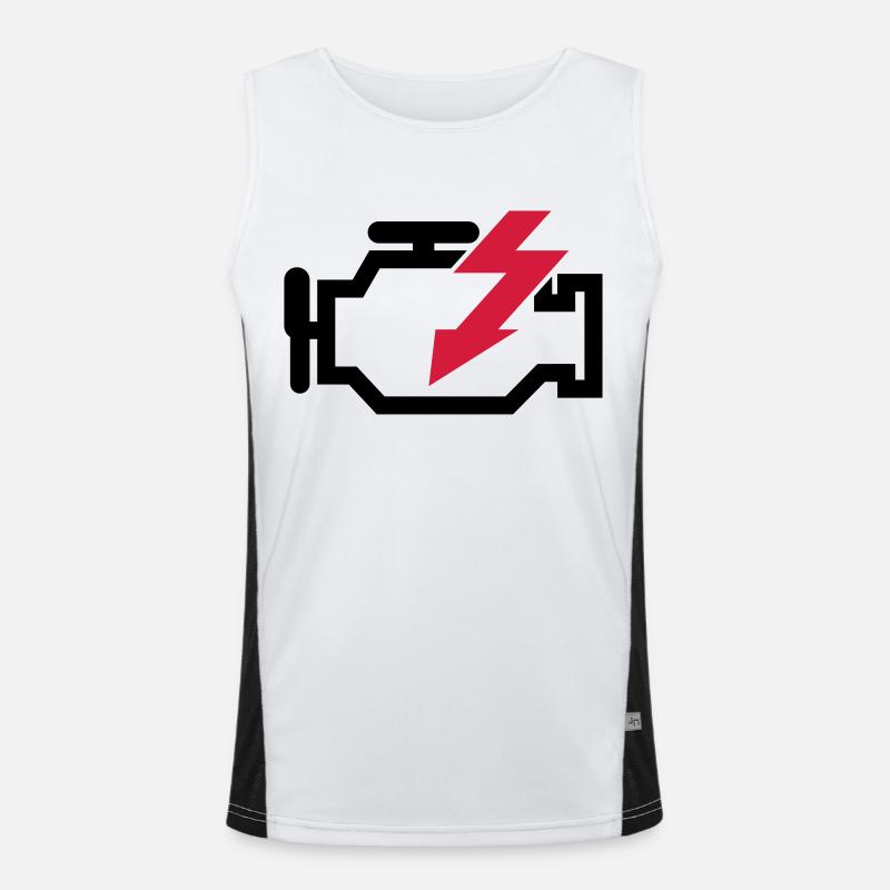 Broken Engine - Motor kaputt Funktionelles Kontrast-Tank Top für Männer 