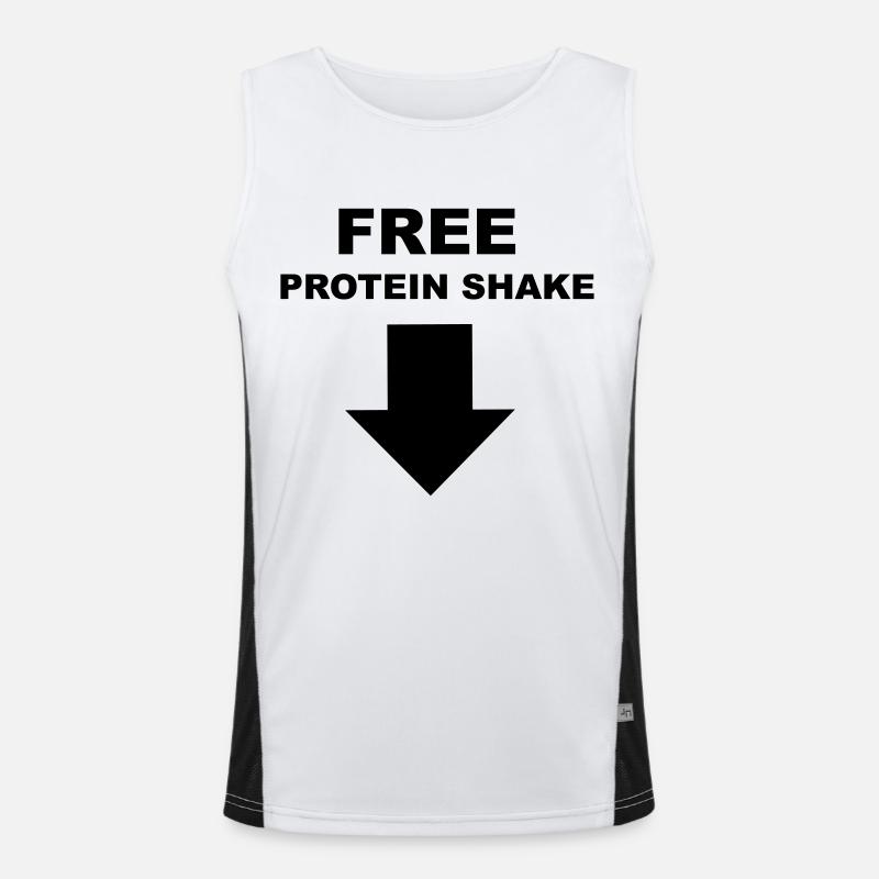 Protein Shake Débardeur respirant contrasté Homme 
