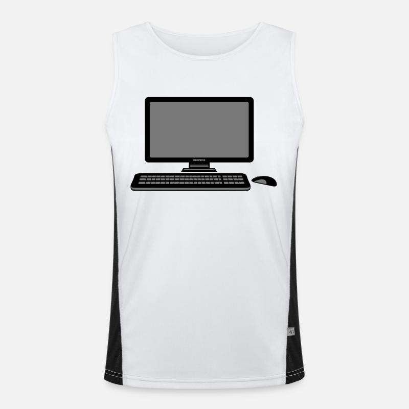 souris écran du clavier de conception d'image d'af Débardeur respirant contrasté Homme 