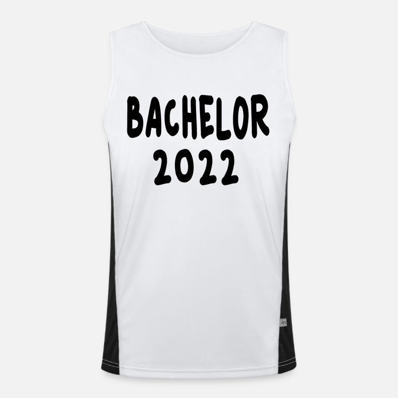 Bachelor 2022 Studies University Degree Men's Functional Contrast Tank Top 