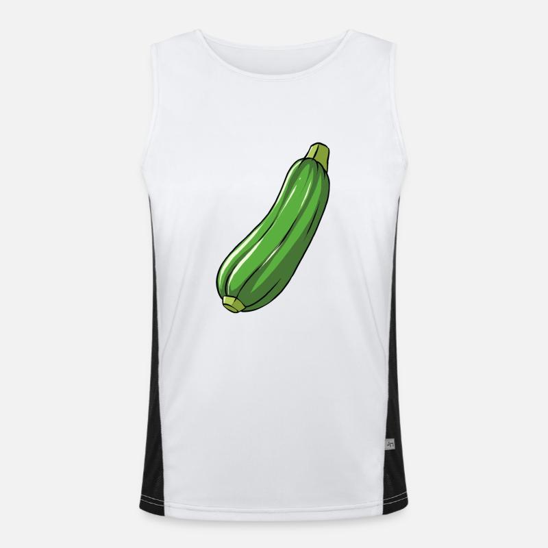 Courgette Débardeur respirant contrasté Homme 