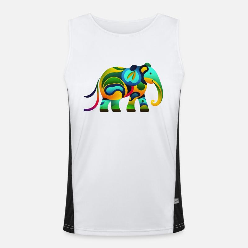 Éléphant Débardeur respirant contrasté Homme 