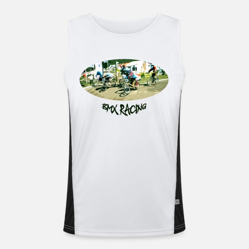 BMX (Begriffsklärung Funktionelles Kontrast-Tank Top für Männer 