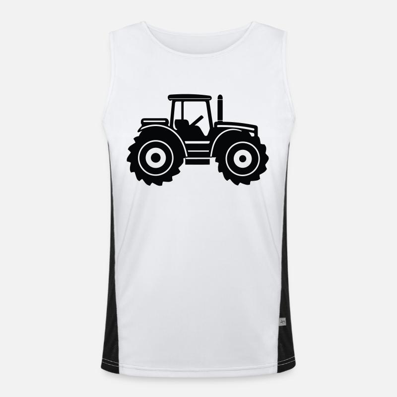 tractor Men's Functional Contrast Tank Top 