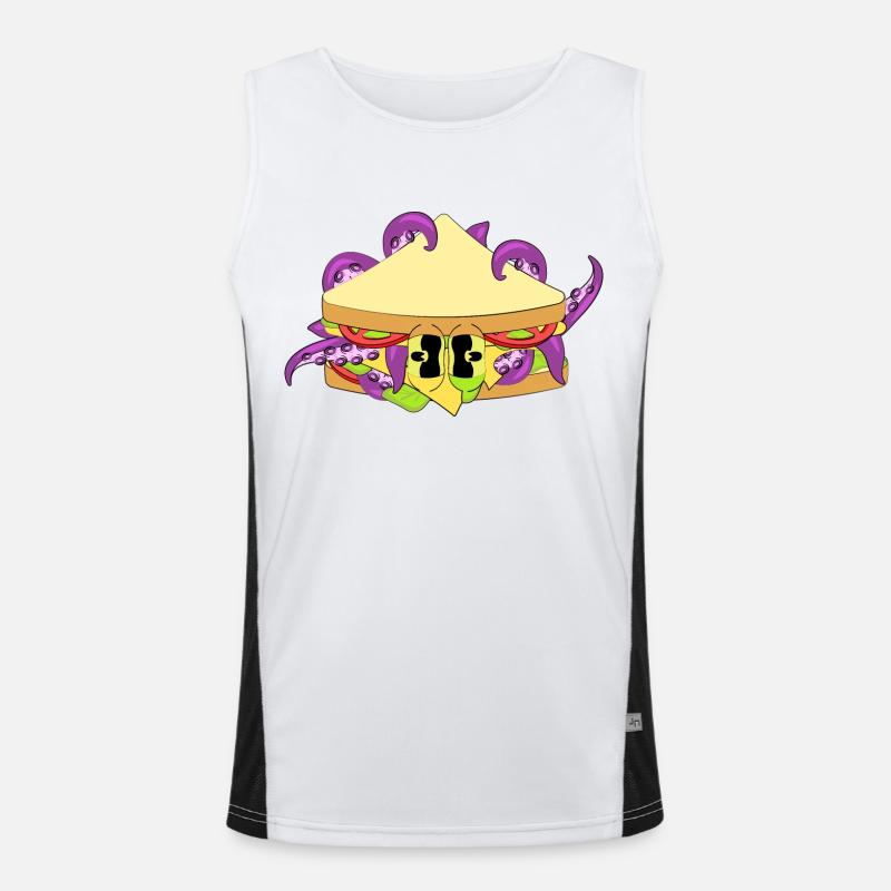 TENTACULAR BITE Men's Functional Contrast Tank Top 