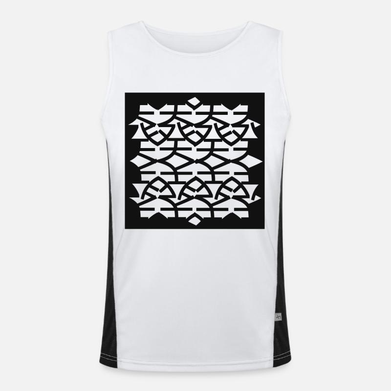 New trends Men's Functional Contrast Tank Top 