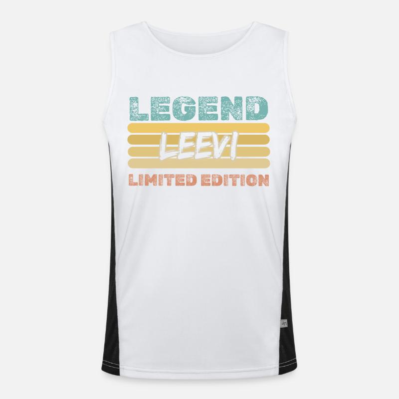 Gift for Leevi Men's Functional Contrast Tank Top 