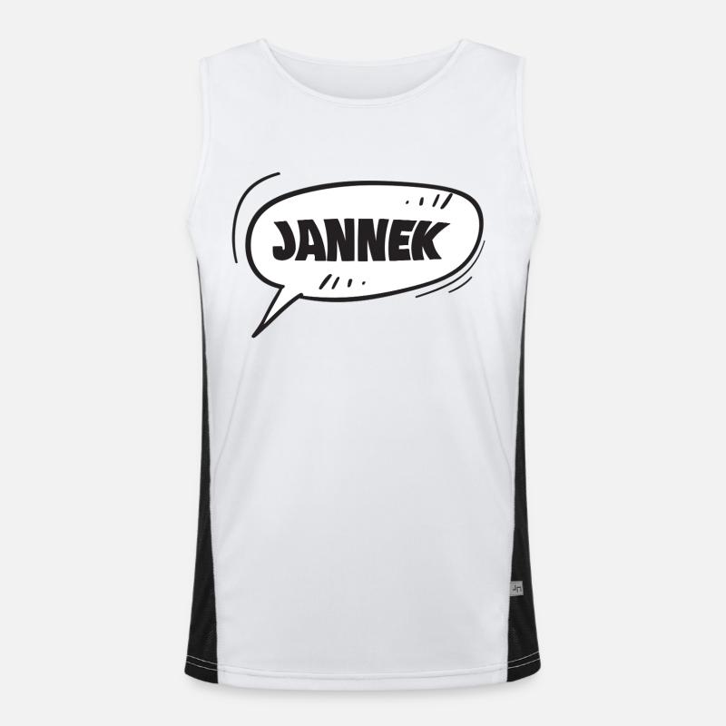 Jannek Jannek Débardeur respirant contrasté Homme 