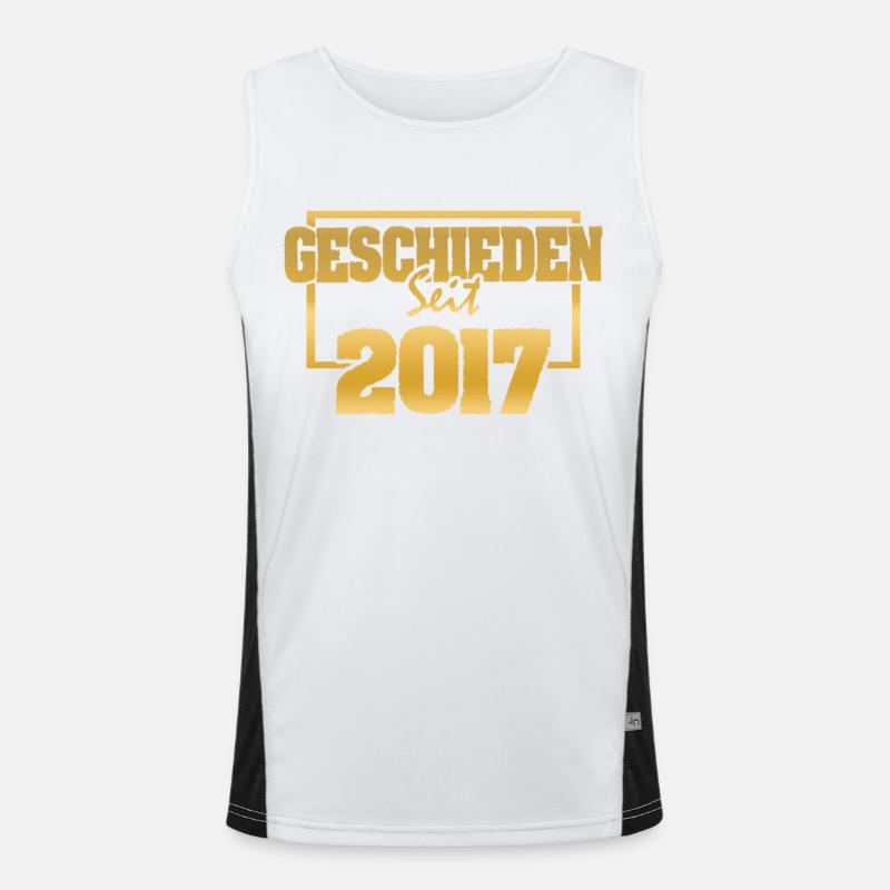 Wedding 2017 Men's Functional Contrast Tank Top 