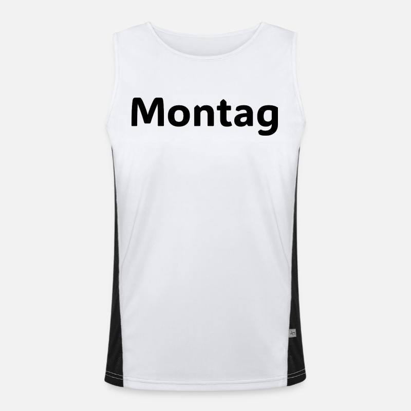 Motivations Montag Wochenstart Débardeur respirant contrasté Homme 